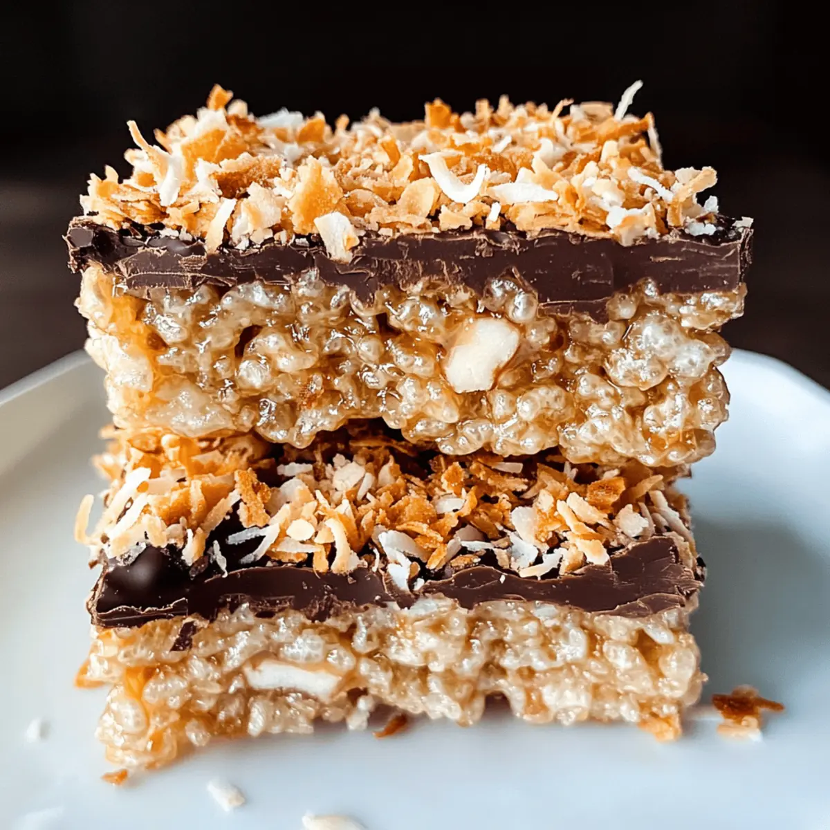 Samoa Rice Krispies pour une gourmandise irrésistible