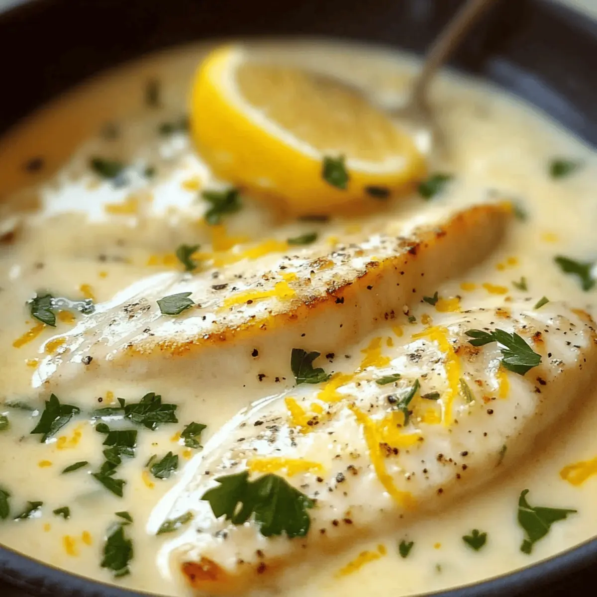 Sauce au beurre de citron crémeuse et délicieuse