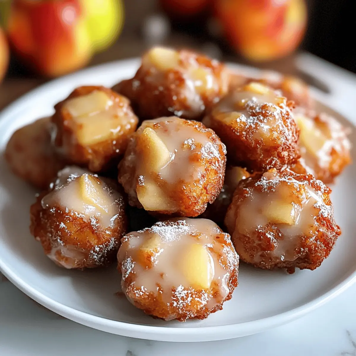 Bouchées de beignets aux pommes irrésistibles