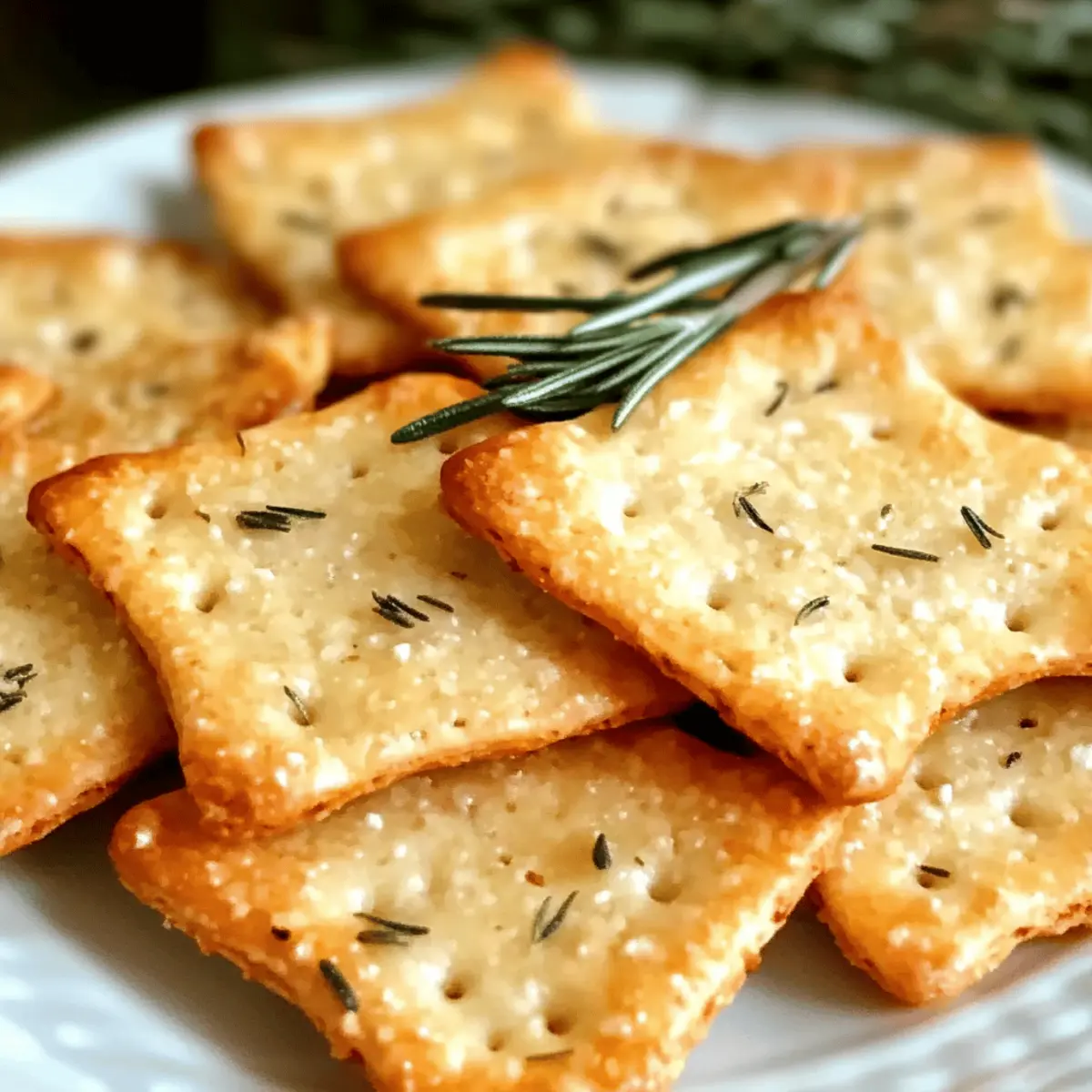 Biscuits Parmesan Romarin : Une Pause Gourmande