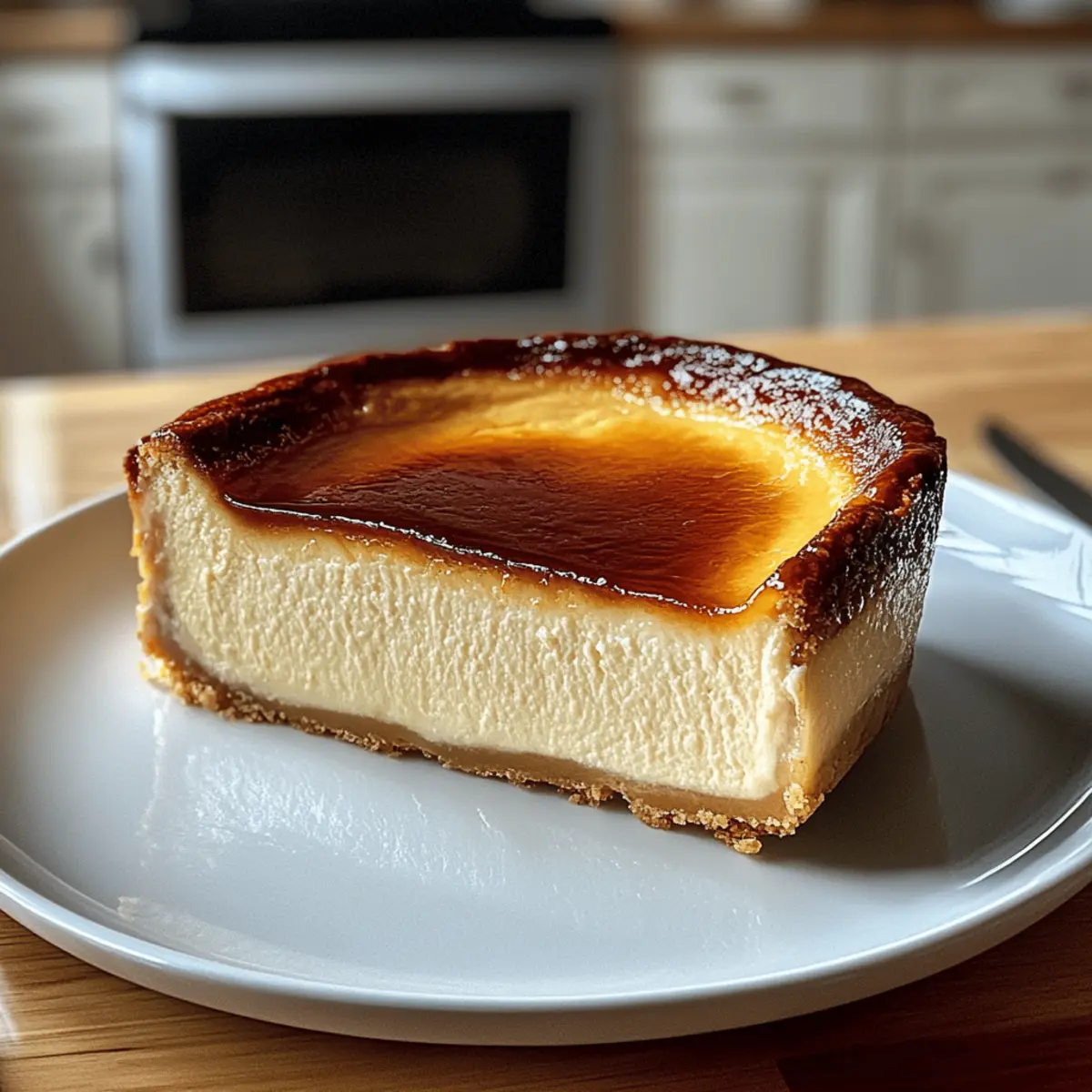 Moule à pain cheesecake basque crémeux et facile