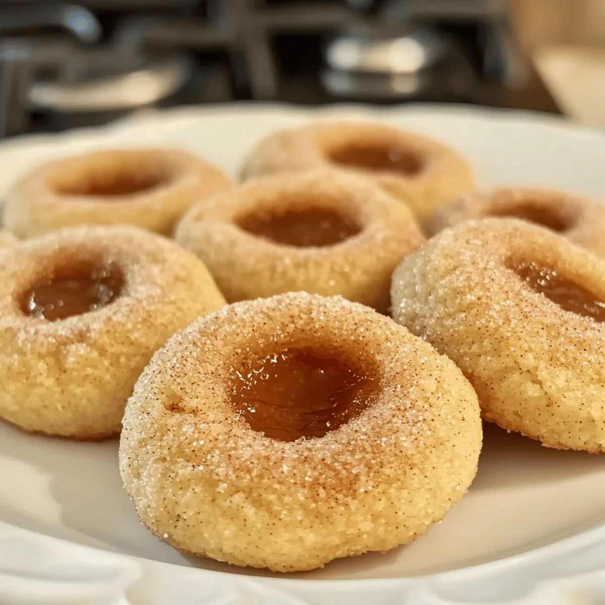 Biscuits à empreinte de beurre de pomme irrésistibles