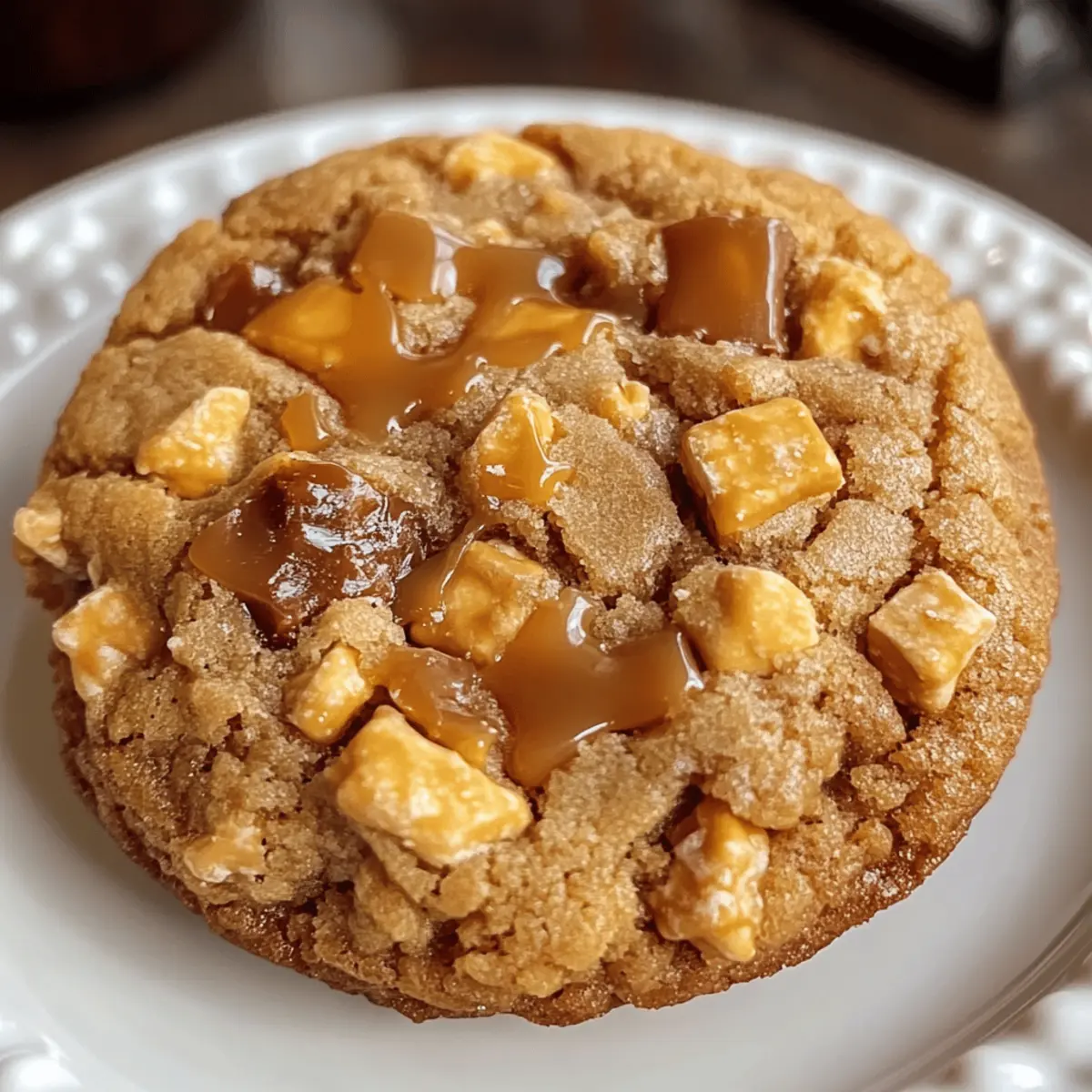 Cookies Caramel Croquant Butterfinger à Croquer