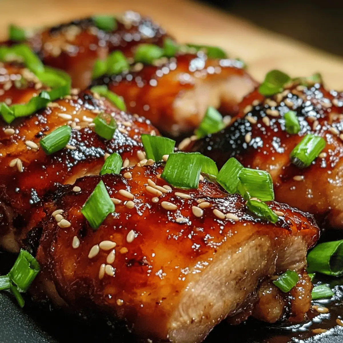 Poulet Char Siu tendre et caramélisé maison