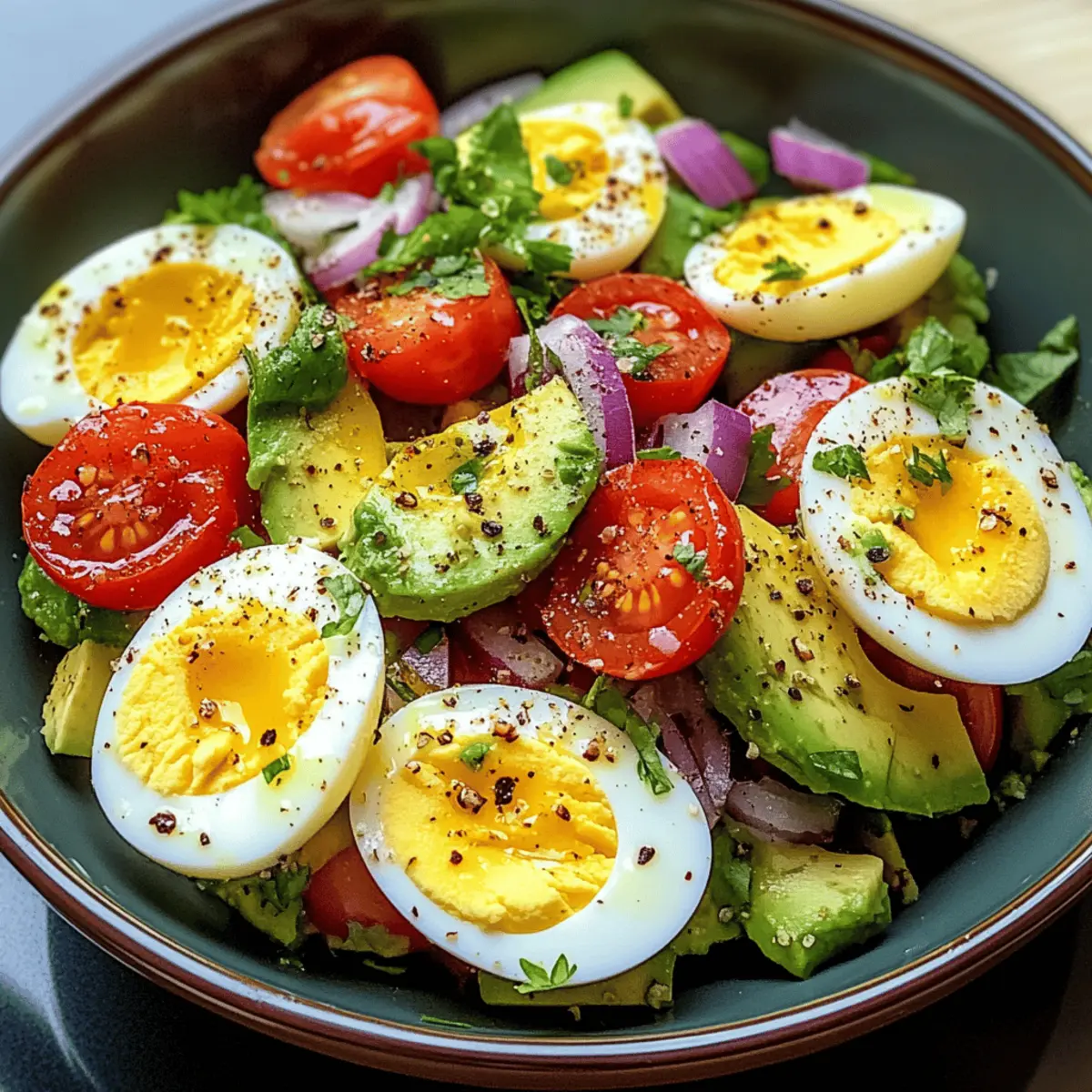 Salade d’œufs à l’avocat : le repas post-workout idéal