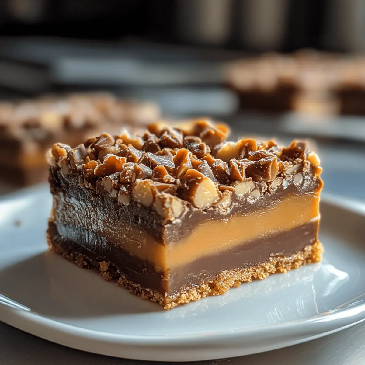 Barres de croustillant au caramel Butterfinger délicieuses