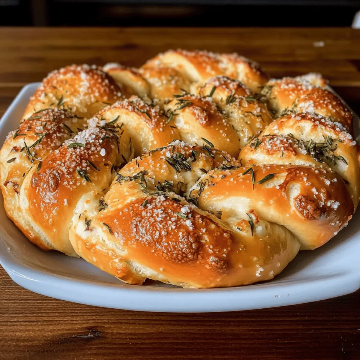 Préztels mous au parmesan et à la mozzarella farcis de romarin