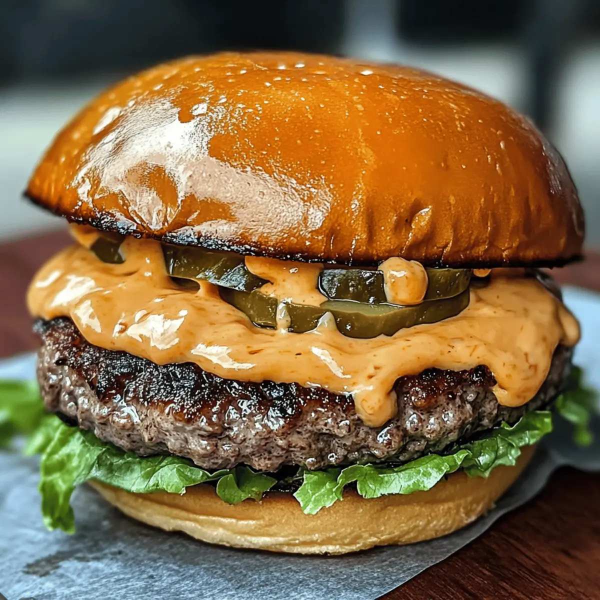 Sauce à Smash Burger crémeuse et savoureuse