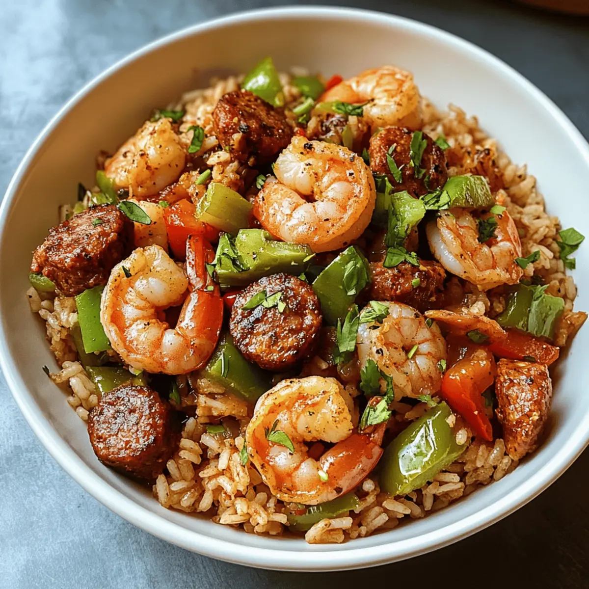 Riz sale aux crevettes pour une explosion de saveurs
