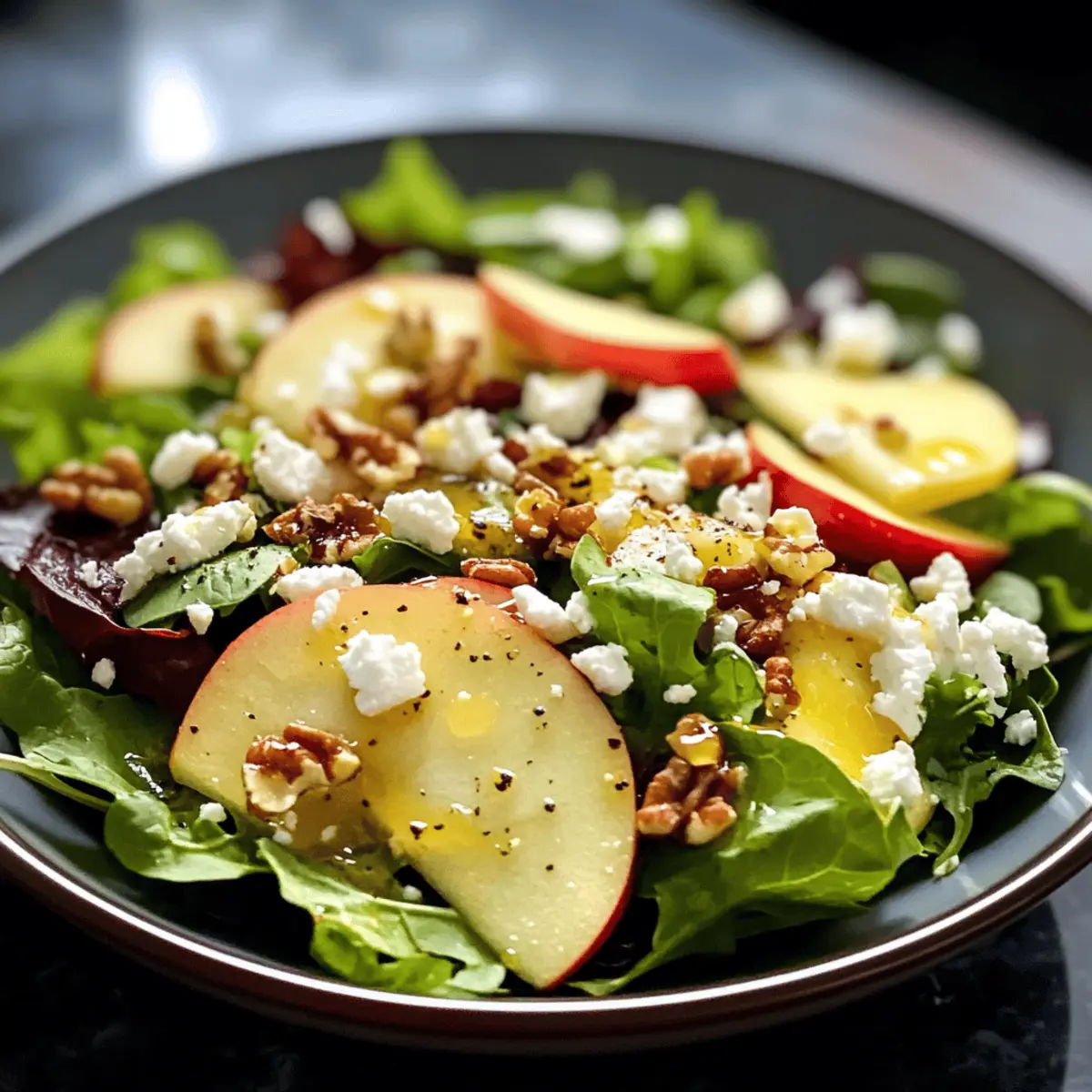 Salade de pomme Honeycrisp et feta pleine de fraîcheur