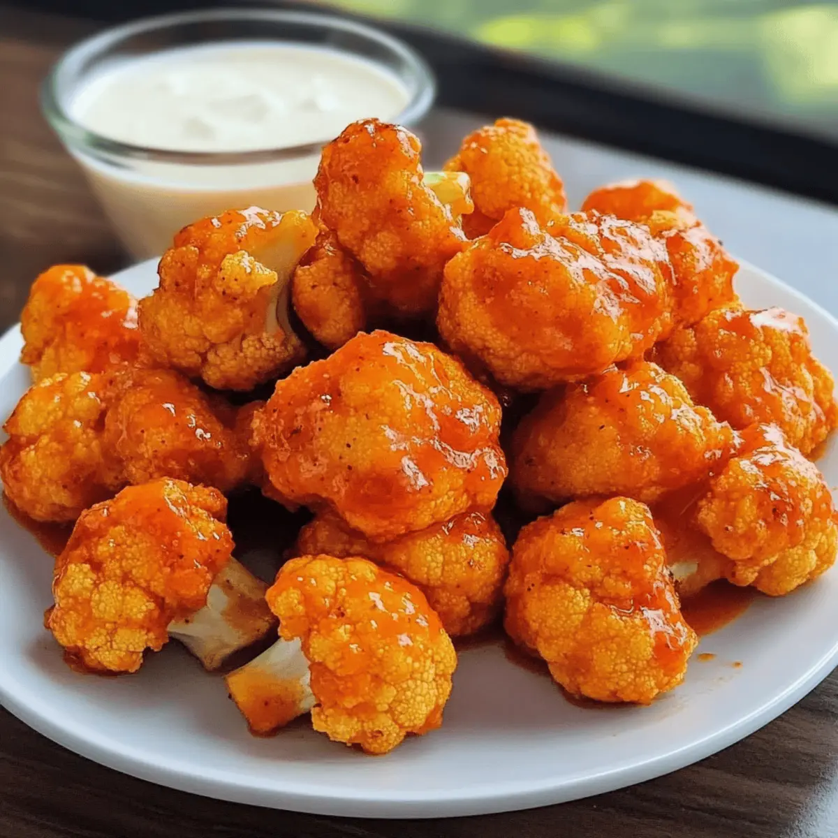 Ailes de chou-fleur Buffalo croustillantes et saines
